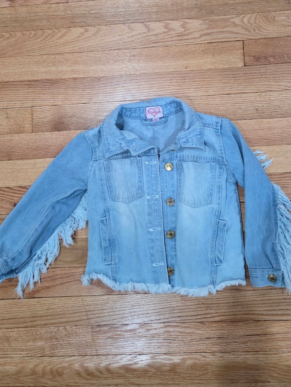 Chillipop Denim Jean Girls Jacket 5/6